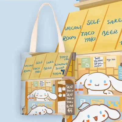 Cinnamoroll Sake Beer Tote Bag