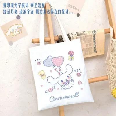 Cinnamoroll Heart Balloon Tote Bag