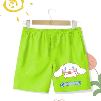Cinnamoroll Children's Refreshing Beach Shorts Swim Trunks